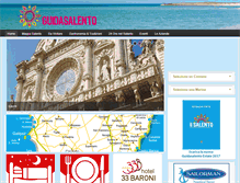 Tablet Screenshot of guidasalentonline.it